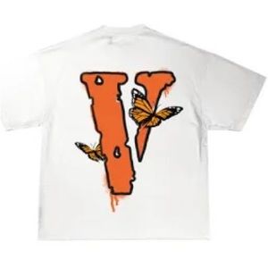 Juice Wrld X Vlone Butterfly T-shirt white